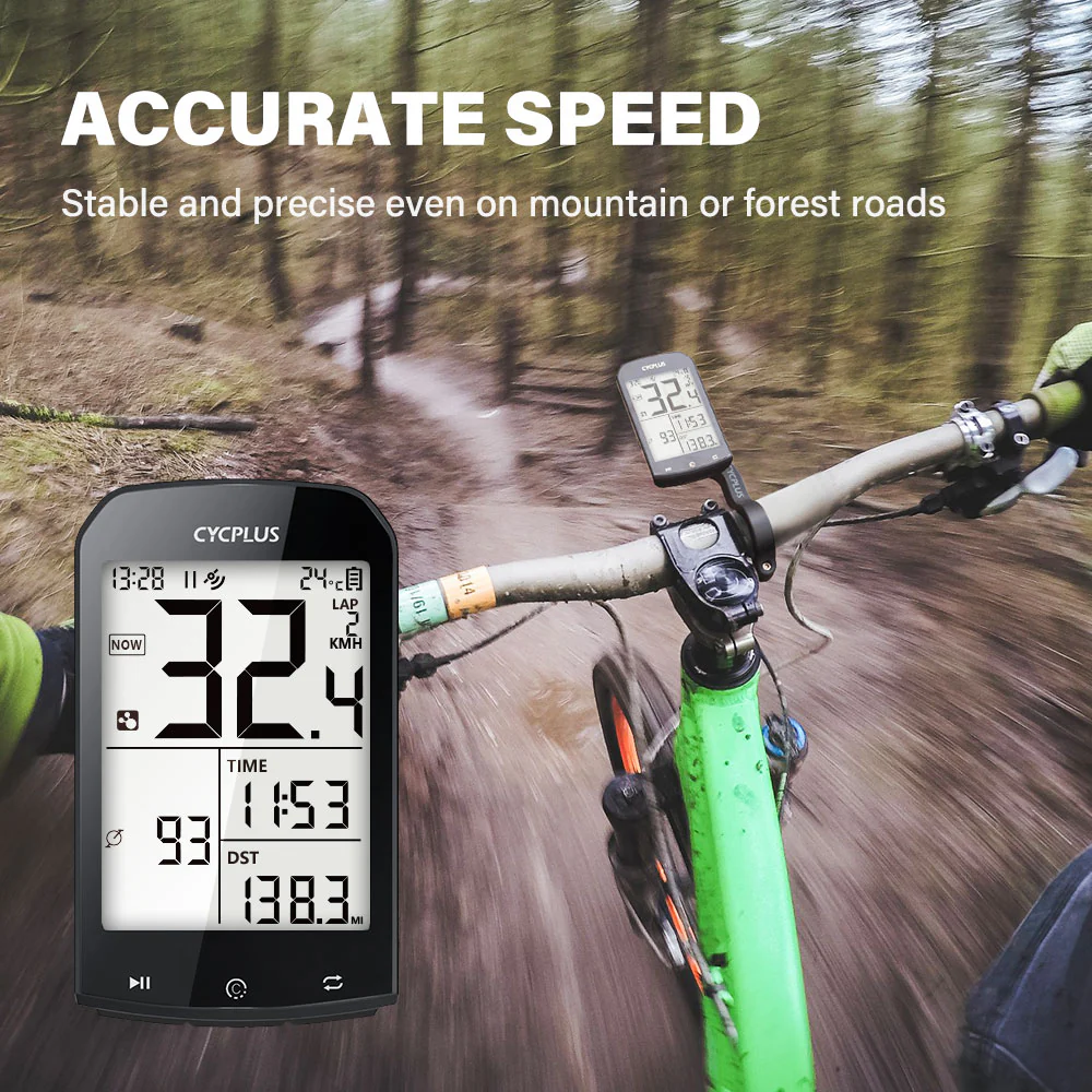 CYCPLUS Bike Computer M1 + C3 Bike Speed & Cadence Sensor - Image 4